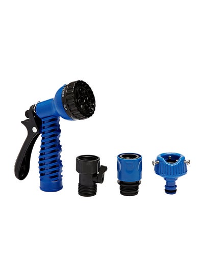 Buy Ultralight Flexible 3X Expandable Magic Water Hose Set Blue in UAE