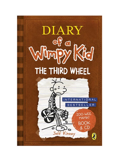 اشتري Diary Of A Wimpy Kid: The Third Wheel Book & CD - غلاف ورقي عادي في الامارات