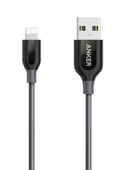Buy PowerLine+ Data Sync And Charging Cable Grey in Saudi Arabia
