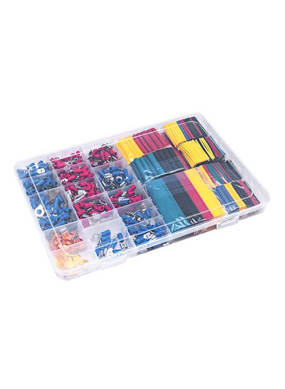 Buy 350-Piece Butt Insulated Terminals With 328-Piece Shrinkable Tube Multicolour in UAE