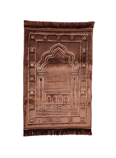 Buy Rug Mat For Prayer Dark Brown 120 x 80centimeter in UAE