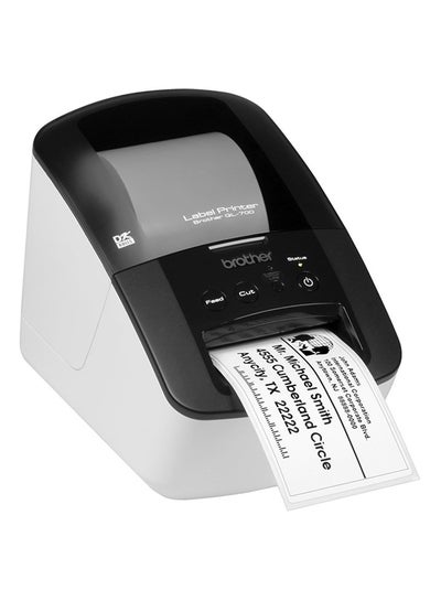 Buy QL-700 Plug And Print Label Fast Printer White in Saudi Arabia
