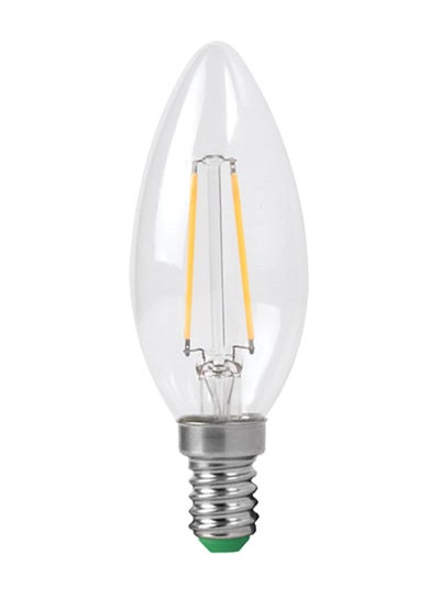 Buy E14 2700K Candle LED Filament Lamp Yellow in UAE