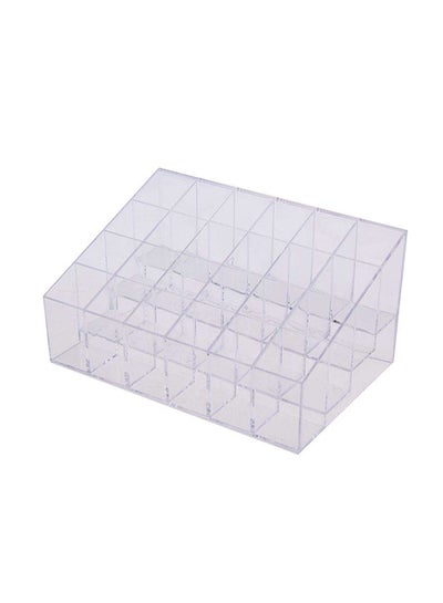 Buy 24 Lattices Lipstick Organizer Clear in Saudi Arabia