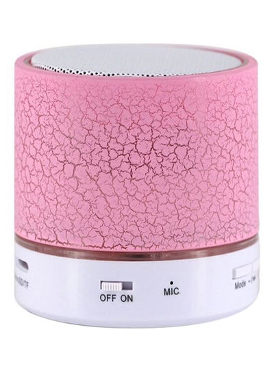 Buy Mini Portable Wireless Stereo Bluetooth Speaker Pink in UAE