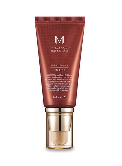 Buy M Perfect Cover SPF42/PA+++ BB Cream Honey Beige in UAE