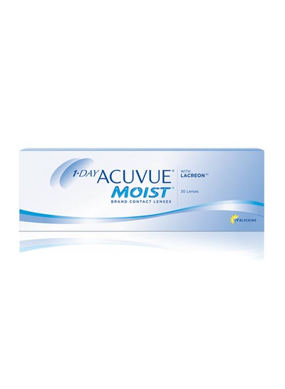 Buy Pack Of 30 Moist Daily Disposable Clear Lenses in UAE