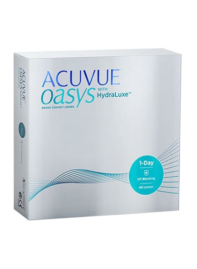 Buy Pack Of 90 Oasys Daily Disposable Clear Lenses in UAE