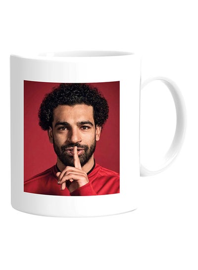 Buy Mohammed Salah Photo Printed Mug White 10cm in Egypt