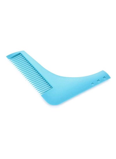 Buy Beard Shaping Comb Blue in UAE