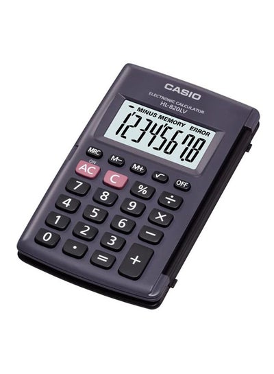 Buy 8-Digit Portable Practical Calculator Black in Saudi Arabia