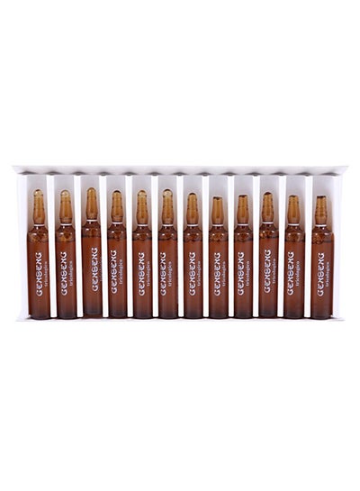 Buy 12-Piece Genseng Ampoule Hair Treatment Lotion Set 10ml in Saudi Arabia