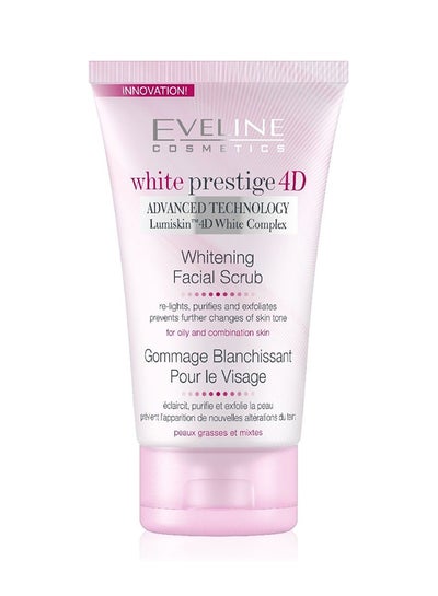 Buy White Prestige 4D Whitening Facial Scrub 150 ml in Saudi Arabia