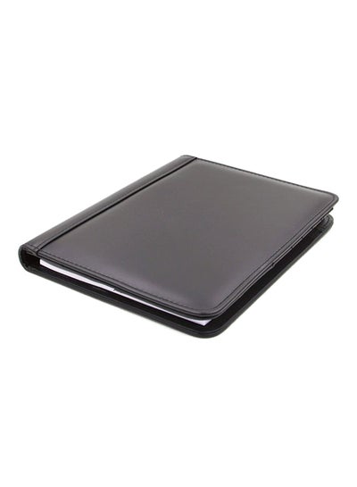 Buy A5 PU Folder With Calculator & Memo Pad Black in UAE