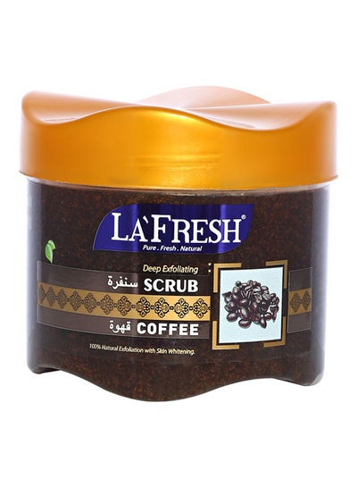 Buy Coffee Deep Exfoliating Face Scrub Brown 610grams in UAE