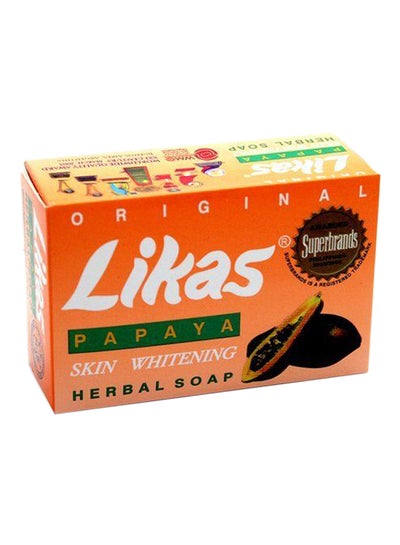 Buy 2-Piece Papaya Whitening Soap Set in UAE