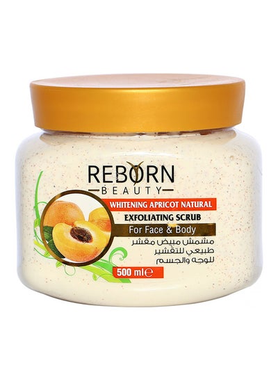 Buy Whitening Apricot Natural Exfoliating Scrub Cream 500ml in UAE