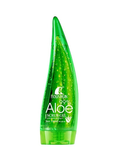 Buy Pure Aloe Facial Scrub Gel Green 150ml in UAE