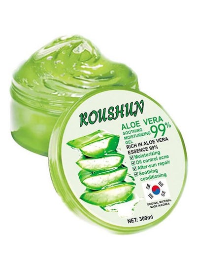 Buy Aloe Vera Soothing Moisturizing Gel Green 300ml in Saudi Arabia