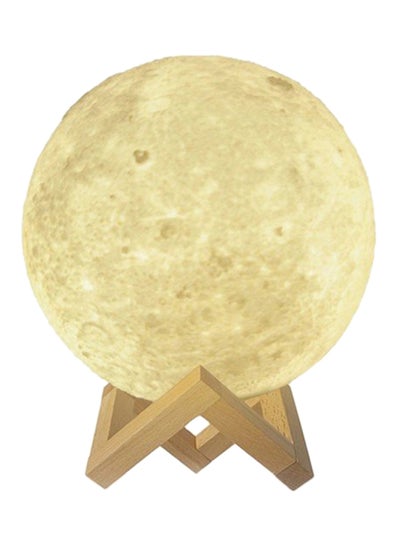 Buy 3D Moon Lamp White 12cm in UAE