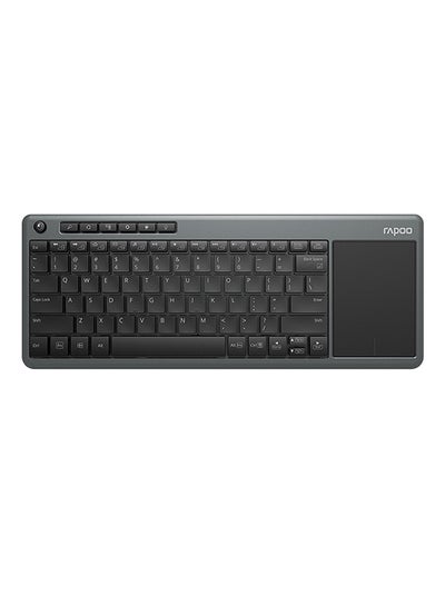 Buy Wireless Keyboard With Touchpad Black in UAE