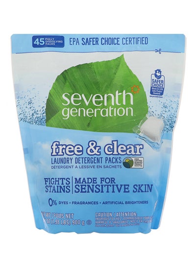 اشتري Free & Clear Laundry Detergent Packs - For Sensitive Skin 900 غم في الامارات