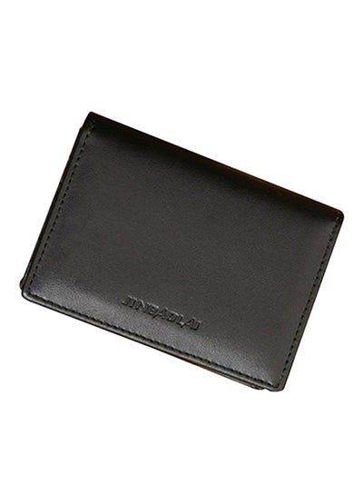 Buy Bifold Wallet With Money Clip Black in Saudi Arabia