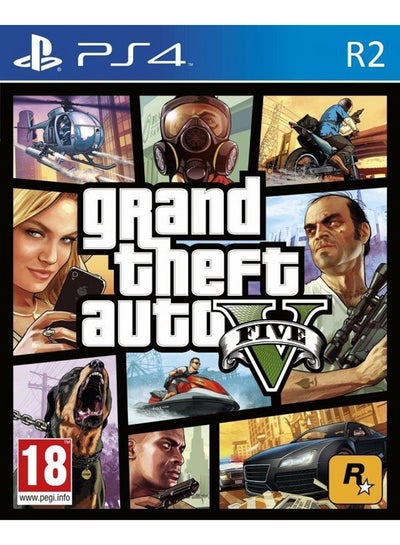 اشتري لعبة 'Grand Theft Auto V' (النسخة العالمية) - مغامرة - بلاي ستيشن 4 (PS4) في السعودية