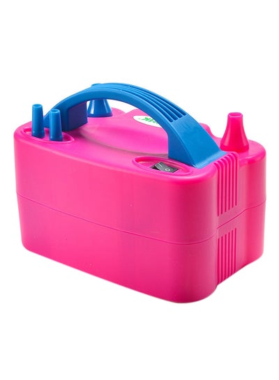 Buy Electric Balloon Blower Air Pump Pink/Blue in UAE