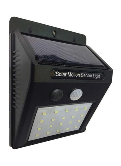 Buy Wall Lamp With Solar Motion Sensor White in UAE