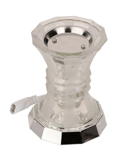 Buy Electric Glass Censer Clear in Saudi Arabia