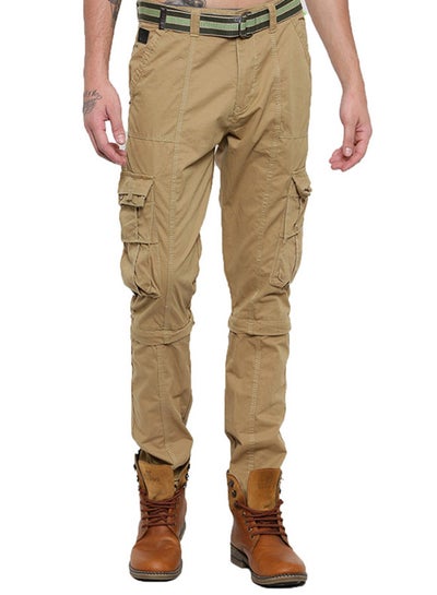 Cotton Cargo Pants Dark Beige price in 