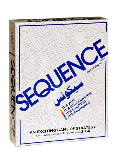 Buy Family Game Sequence Strategy Foldable Board Card Game Suitable For 2-12 Players in Saudi Arabia