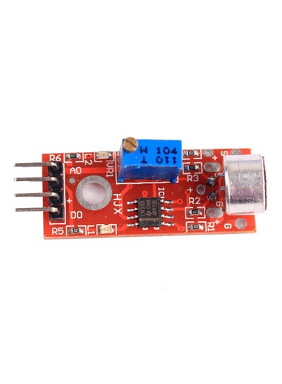 Buy High Sensitivity Microphone Sensor Module For Arduino KY-037 Red in UAE