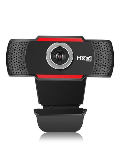 Buy Clip-on HD Webcam With Mic S30 Black/Red in Egypt