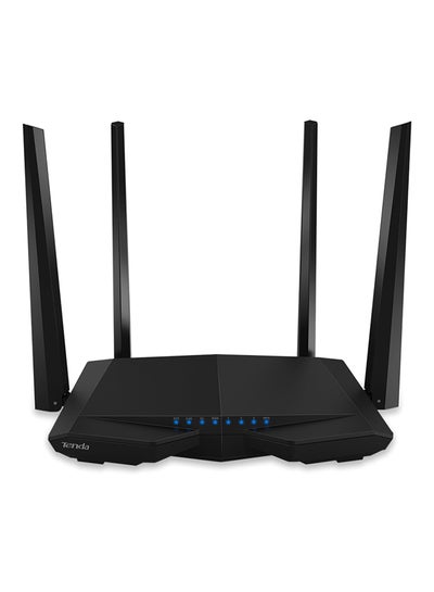 Buy AC6 1200Mbps Wireless Router 5dBi External Antennas 1200 Mbps Black in UAE