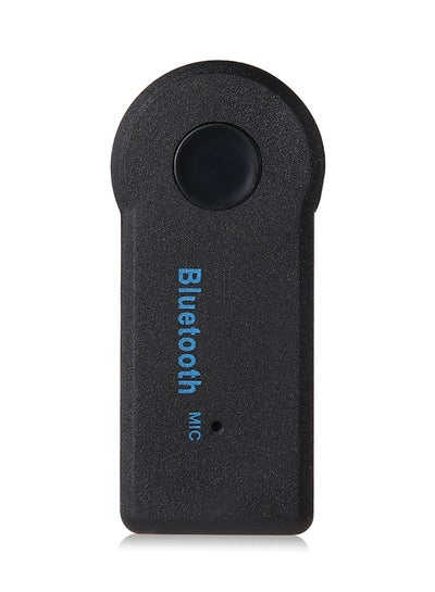 Buy Mini Universal Wireless HiFi Bluetooth Receiver With 3.5mm Audio Port Black in UAE