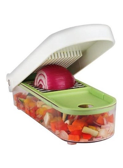Buy Fruit And Vegetable Slicer White/Green in UAE