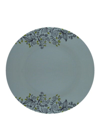 Buy Printed Round Plate White 7inch in UAE