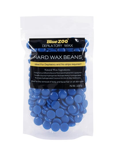 Buy Depilatory Hard Wax Beans Blue 100grams in UAE