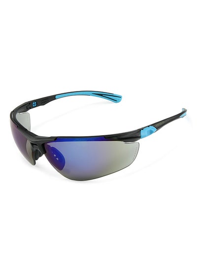 Buy Super-Fit Anti Scratch Safety Spectacles Black/Blue in UAE