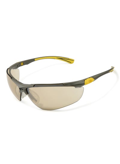 Buy Super-Fit Anti Scratch Safety Spectacles Beige/Black/Yellow in UAE