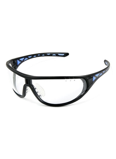 Buy Vista Anti Scratch Safety Spectacles Clear/Black/Blue in UAE