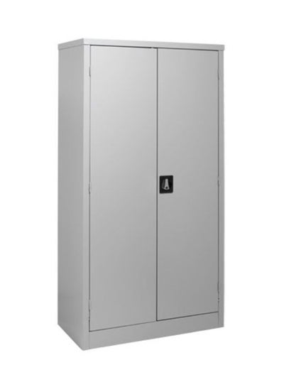 Buy 2-Door Steel Cabinet Grey 180x90x45centimeter in UAE
