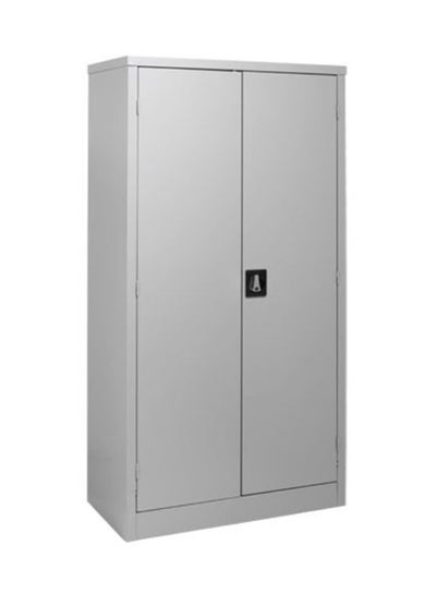 Buy 2-Door Steel Cabinet Grey 180x90x45centimeter in UAE