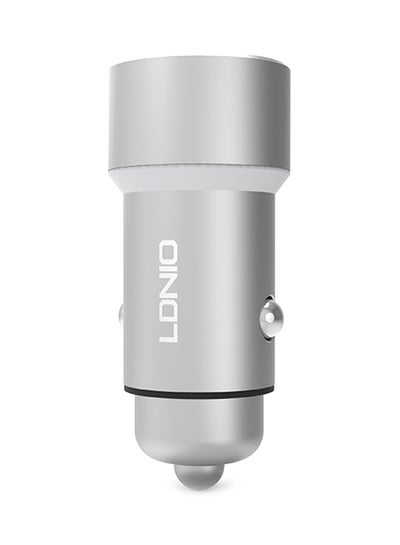 Buy Auto -ID Dual USB Car Charger For Android Silver in Egypt