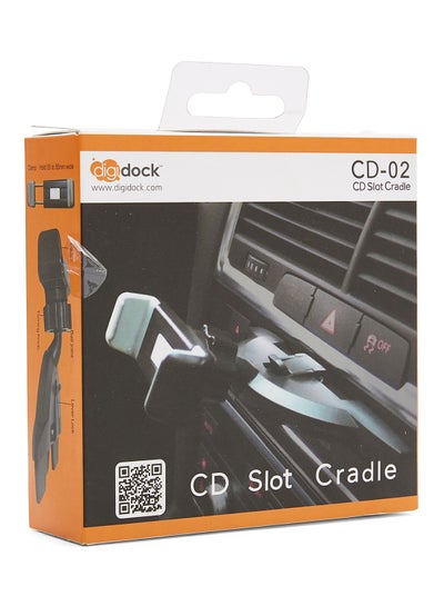 Buy Smartphone CD Slot Mount Black in UAE