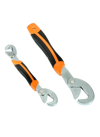 Buy 2-Piece Universal Wrench Set Orange/Black in Saudi Arabia