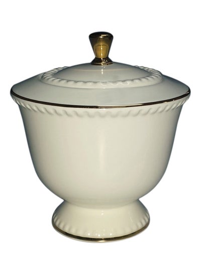 Buy Serving Bowl With Lid White 260cm in UAE