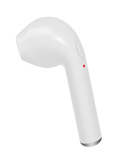 Buy Bluetooth In-Ear Earphone With Mic White in Saudi Arabia